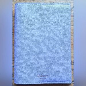 Mulberry passport holder lilac leather
